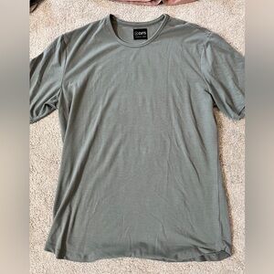 Cuts Curved Hem T-Shirt